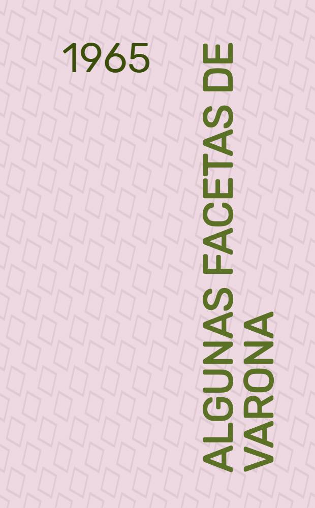 Algunas facetas de Varona