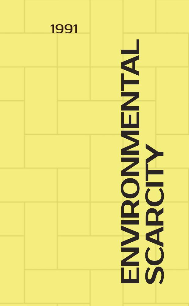 Environmental scarcity : The intern. dimension