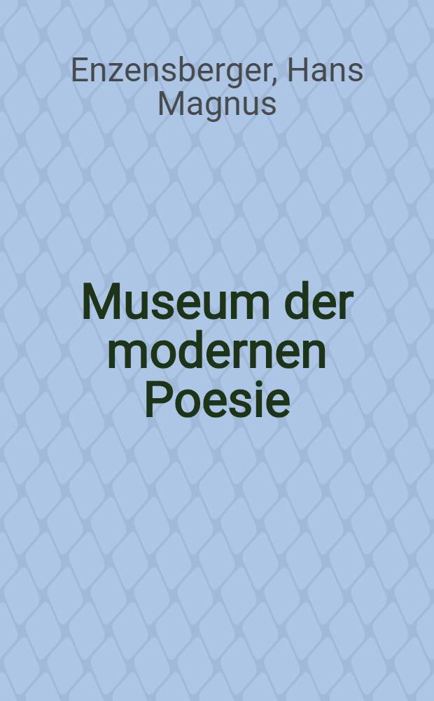 Museum der modernen Poesie