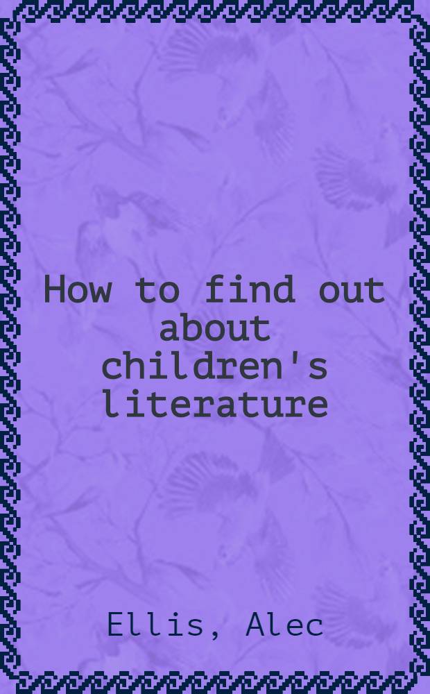 How to find out about children's literature