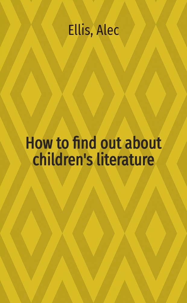 How to find out about children's literature