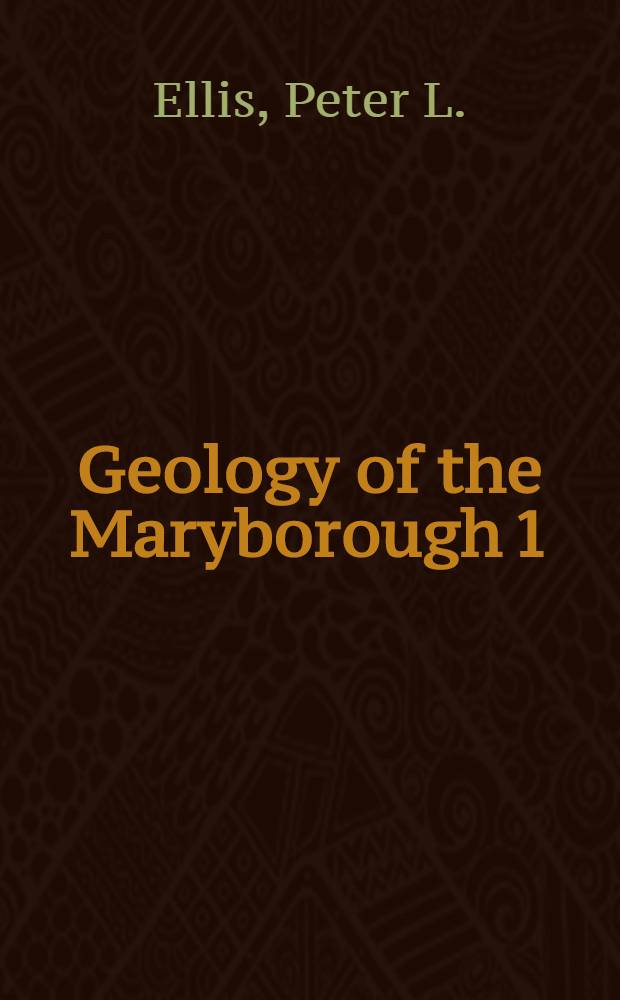Geology of the Maryborough 1:250, 000 Sheet area