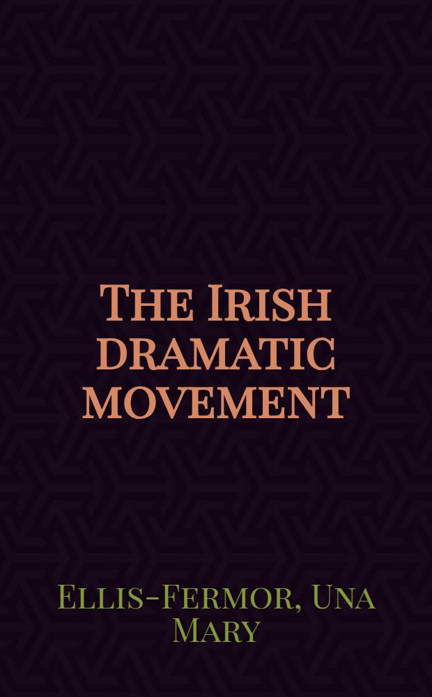 The Irish dramatic movement