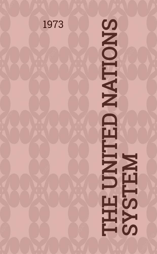 The United Nations system: an analysis