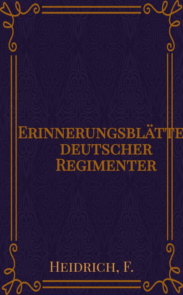 Erinnerungsblätter deutscher Regimenter : [Auszüge aus den Kriegtagebüchern]. H. 2 : Geschichte des 3. Ostpreußischen Feldartillerie-Regiments Nr. 79