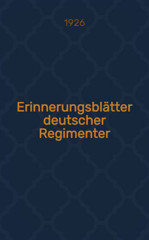 Erinnerungsbl&auml;tter deutscher Regimenter : Die Anteilnahme der Truppenteile der ehemaligen deutschen Armee am Weltkriege Bearb. unter Benutzung der amtl. Kriegstageb&uuml;cher Der Schriftenfolge ... Bd. 172 : Das Kgl. preuss. Landwehr-Infanterie-Regiment Nr. 47 im Weltkriege