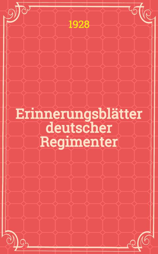 Erinnerungsbl&auml;tter deutscher Regimenter : Die Anteilnahme der Truppenteile der ehemaligen deutschen Armee am Weltkriege Bearb. unter Benutzung der amtl. Kriegstageb&uuml;cher Der Schriftenfolge ... Bd. 244 : Das 1. westf&auml;lische Feldartillerie-Regiment Nr. 7, 1816-1919