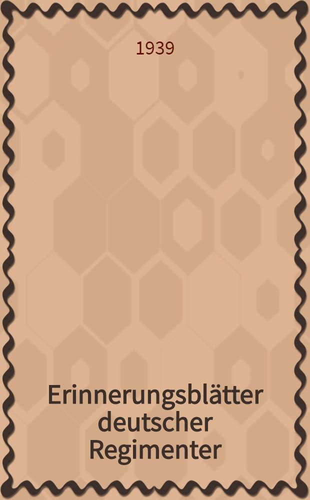 Erinnerungsblätter deutscher Regimenter : Die Anteilnahme der Truppenteile der ehemaligen deutschen Armee am Weltkriege Bearb. unter Benutzung der amtl. Kriegstagebücher Der Schriftenfolge ... Bd. 371 : Geschichte des Jäger-Regiments zu Pferde Nr. 12