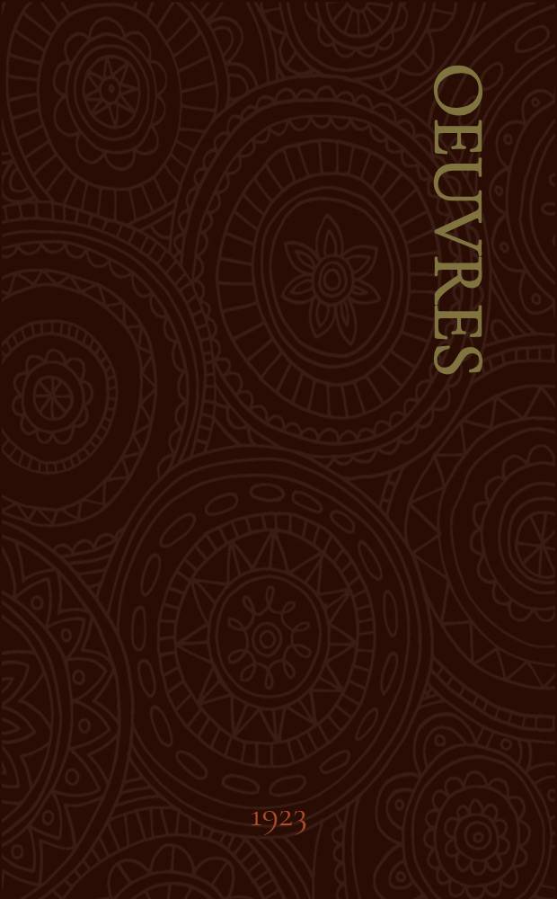[Oeuvres]