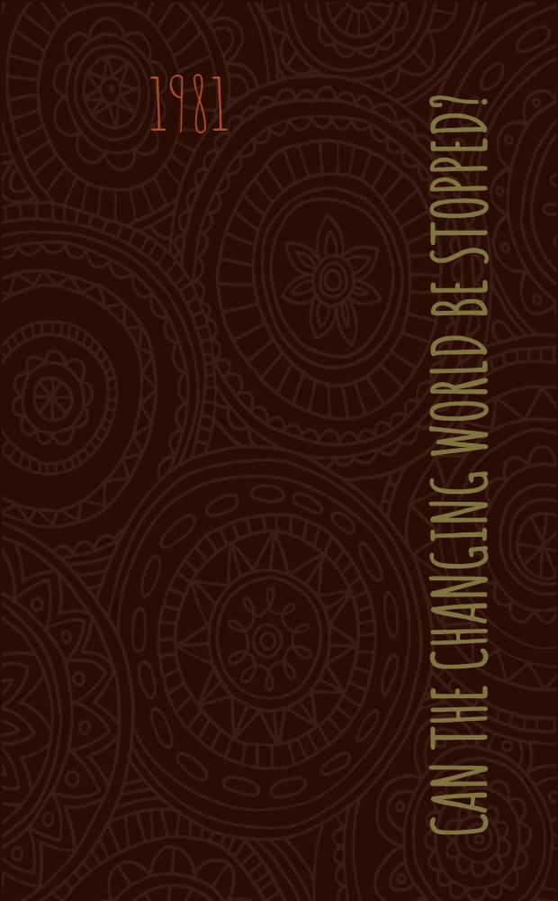 Can the changing world be stopped? : A sov. view on the export of revolution a. export of counter-revolution