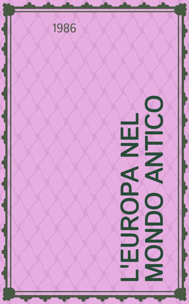 L'Europa nel mondo antico