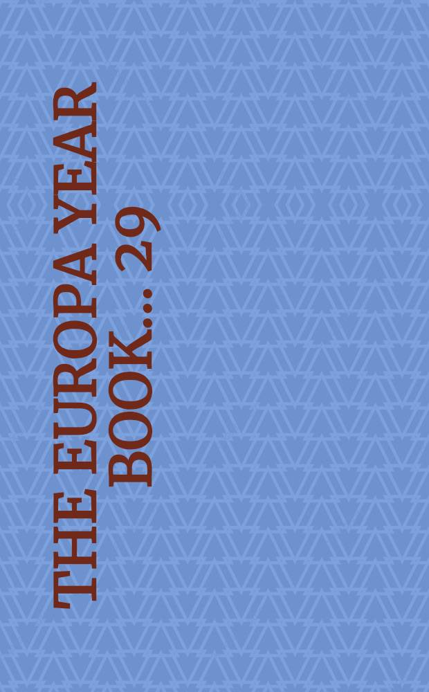 The Europa year book ... [29] : The Europa year book 1975
