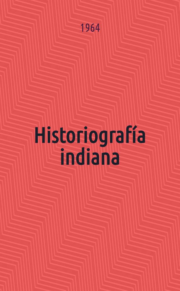 Historiografía indiana