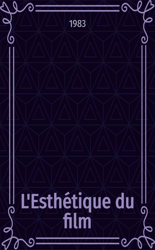 L'Esthétique du film