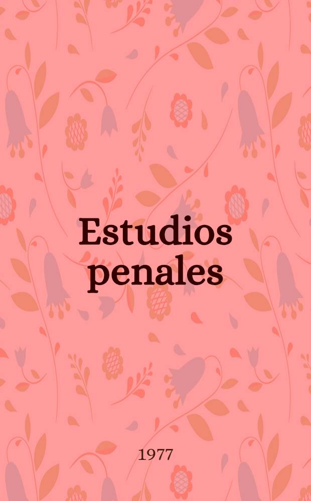 Estudios penales