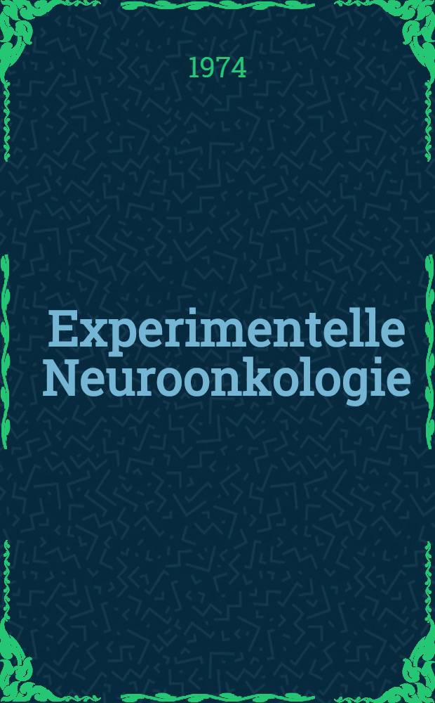 Experimentelle Neuroonkologie : Sammelband