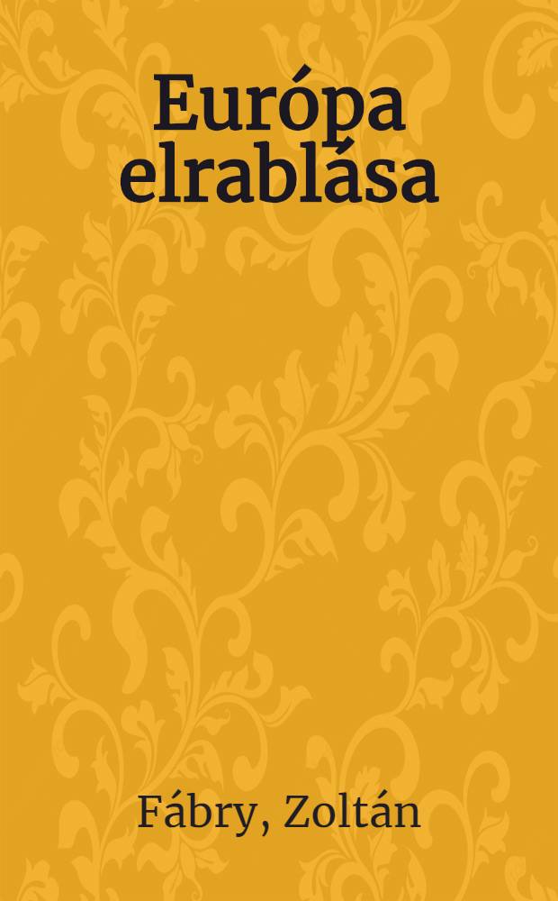 Európa elrablása