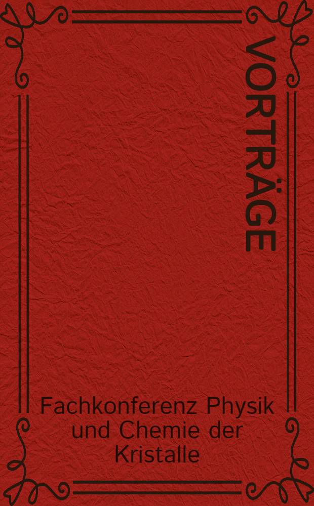 [Vorträge]