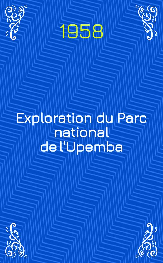 Exploration du Parc national de l'Upemba : Mission G. F. de Witte en collab. avec. W. Adam [e. a.]. Fasc. 51 : Paederini
