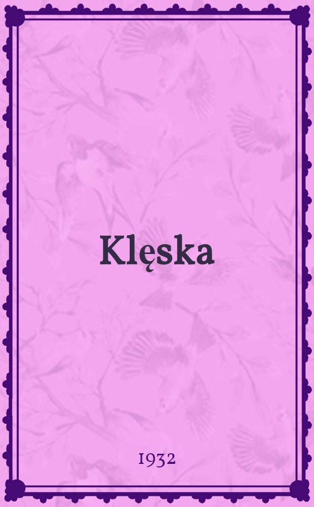 Klęska