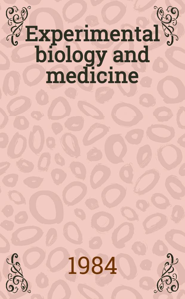 Experimental biology and medicine : Monogr. on interdisciplinary topics. Vol. 9 : Developmental processes in normal and diseased muscle