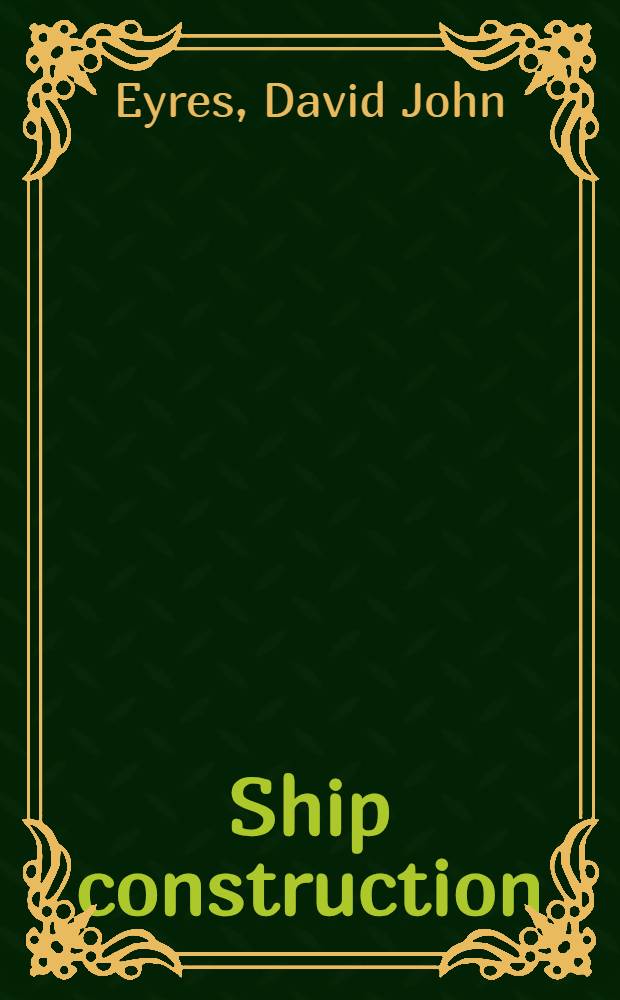 Ship construction