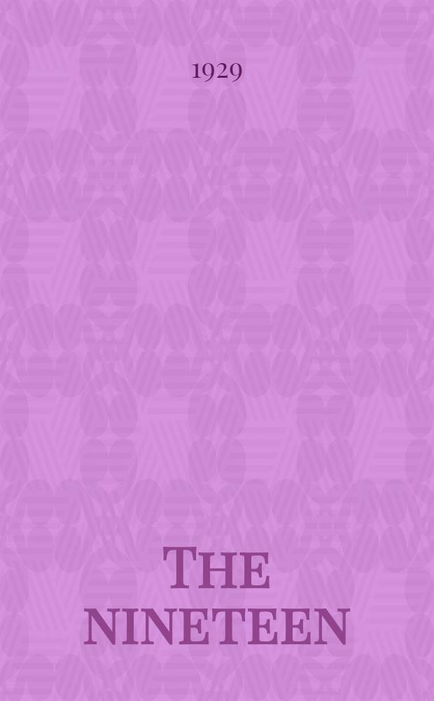 The nineteen