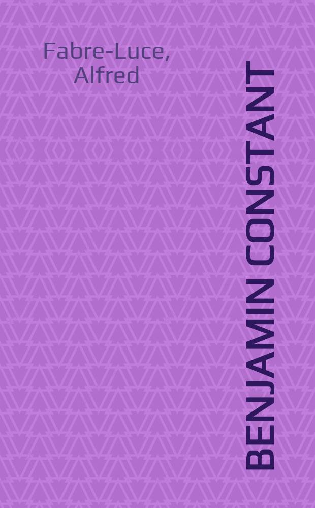 Benjamin Constant