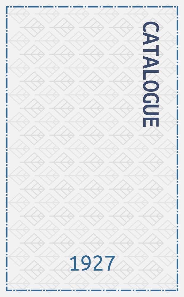 Catalogue