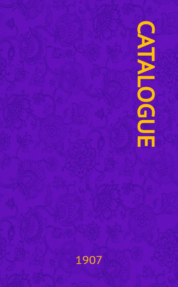 Catalogue