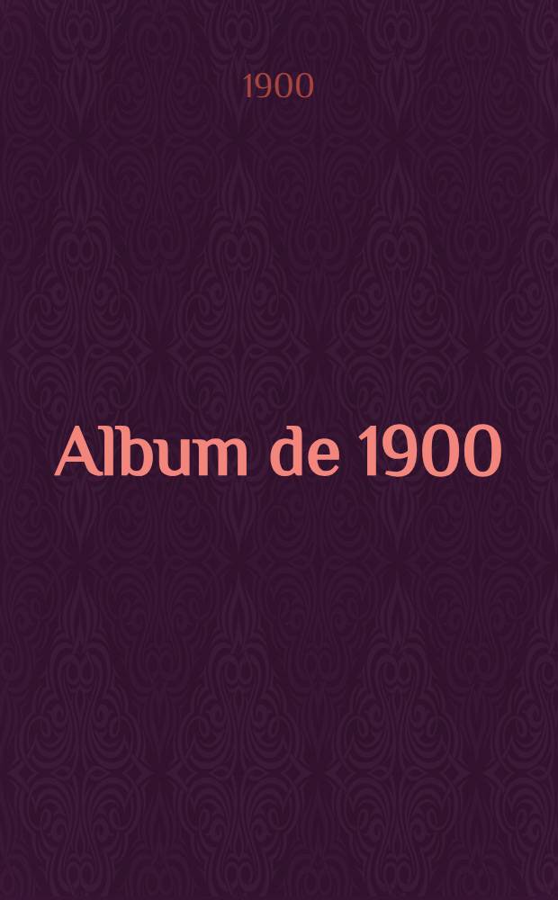 Album de 1900