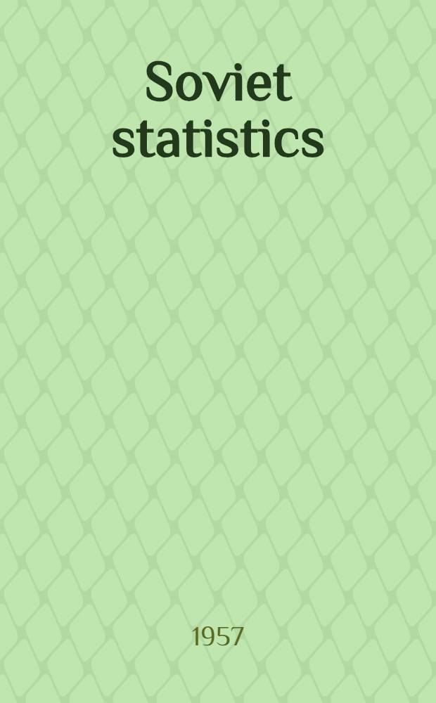 Soviet statistics