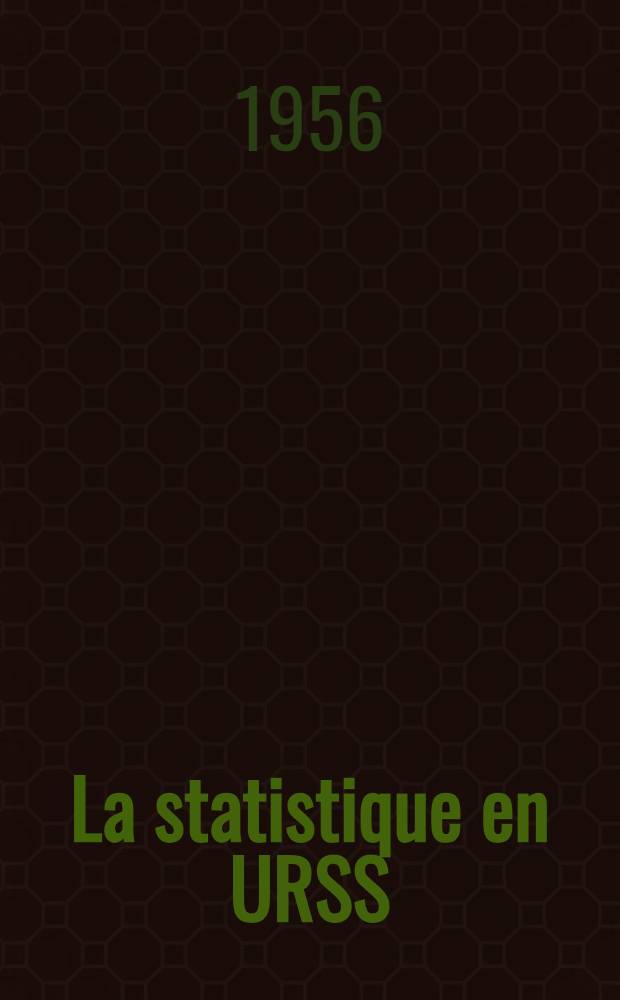 La statistique en URSS