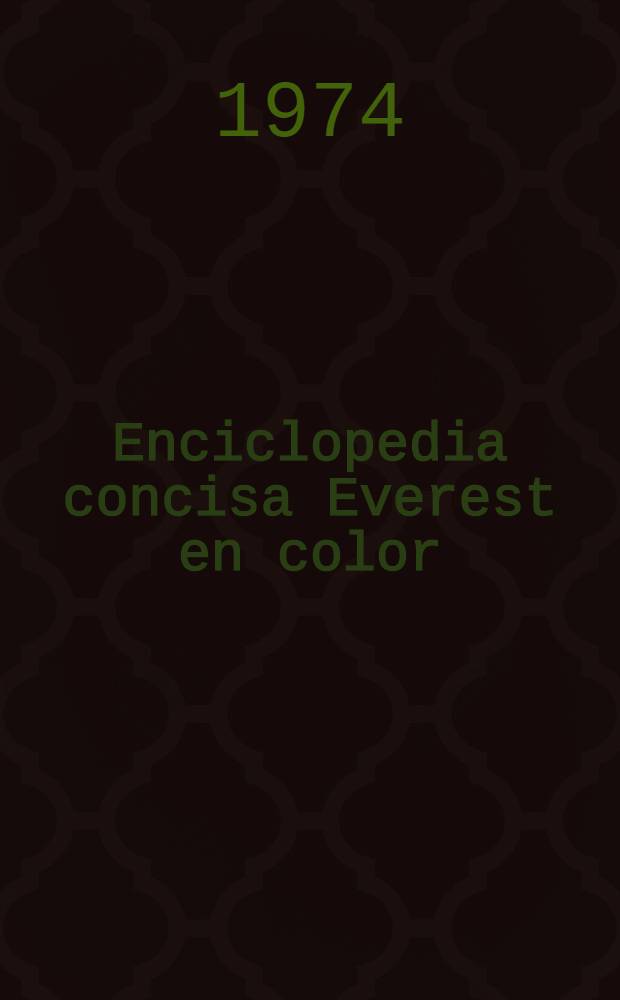 Enciclopedia concisa Everest en color