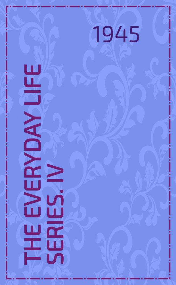 The Everyday life series. IV : Everyday life in Anglo-Saxon, viking, and Norman times