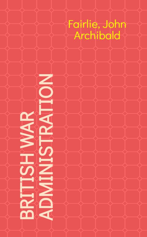 British war administration