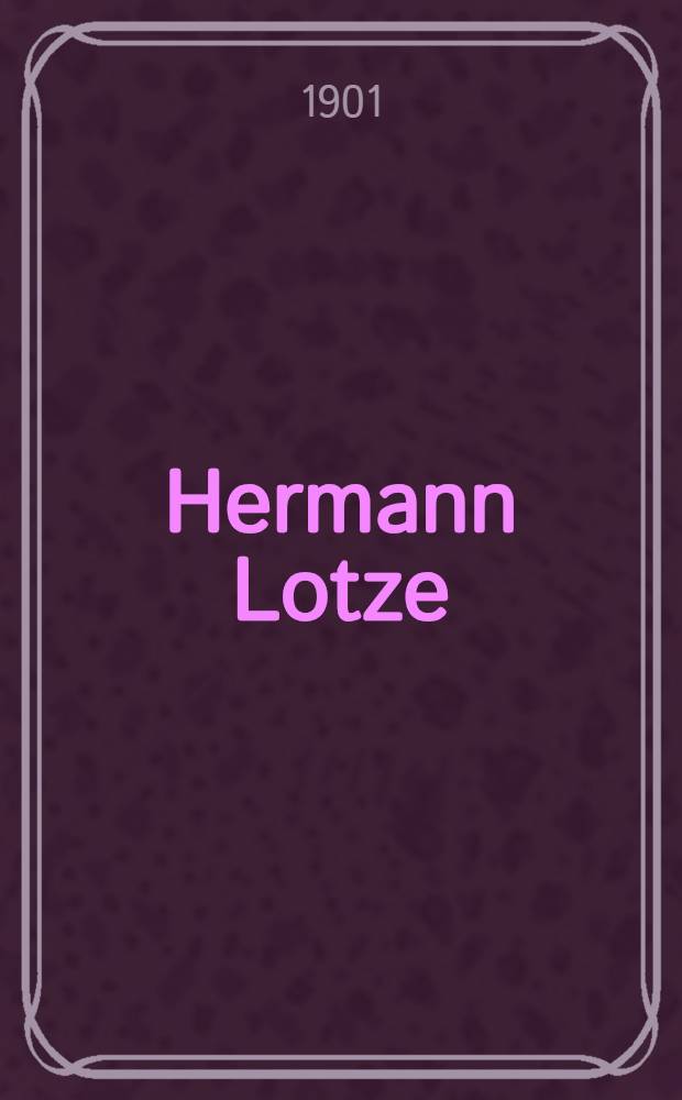Hermann Lotze