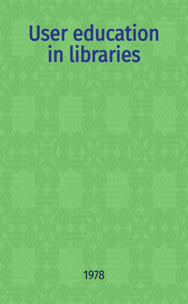 User education in libraries