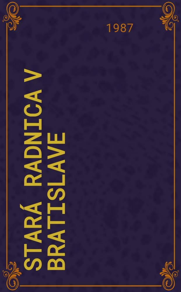 Stará radnica v Bratislave