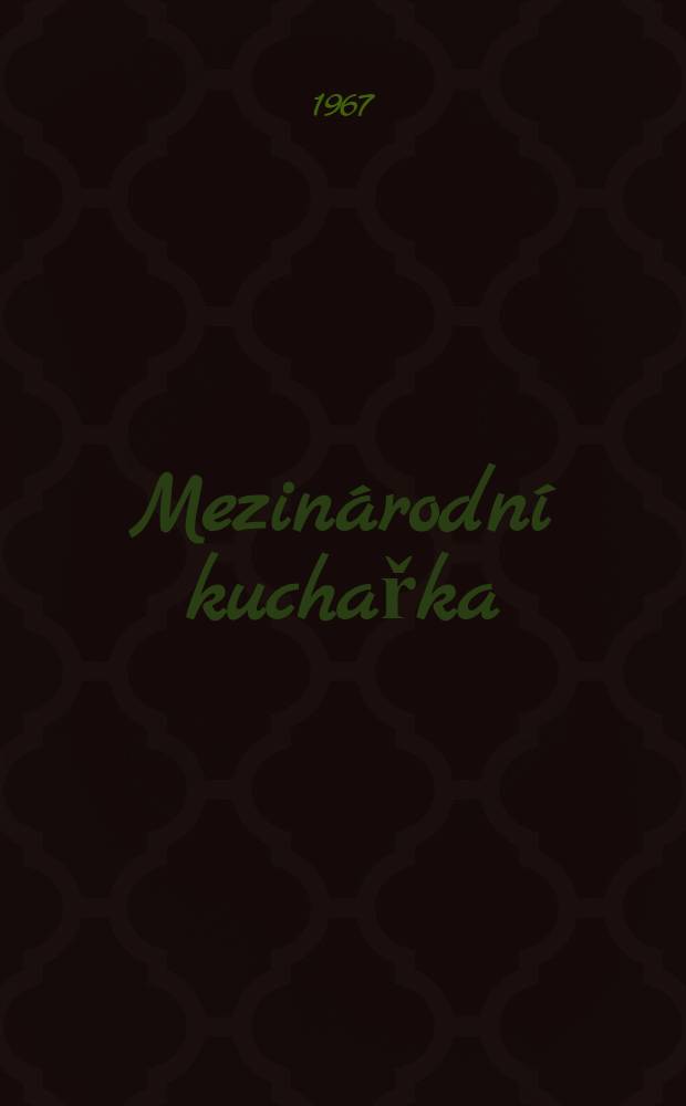 Mezinárodní kuchařka