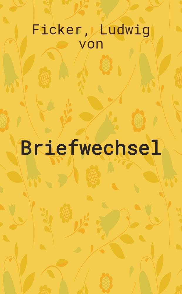 Briefwechsel