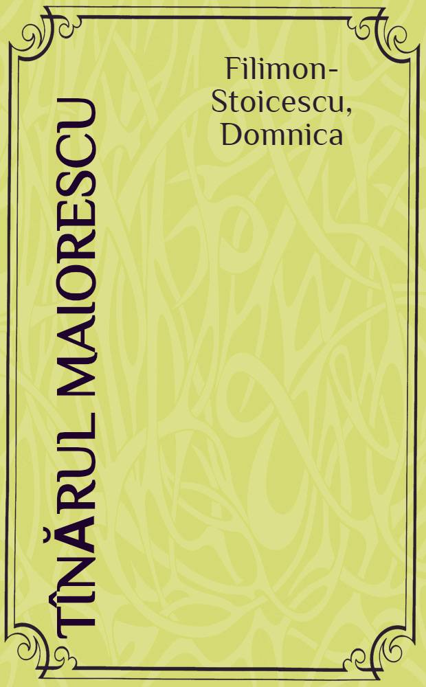 Tînărul Maiorescu