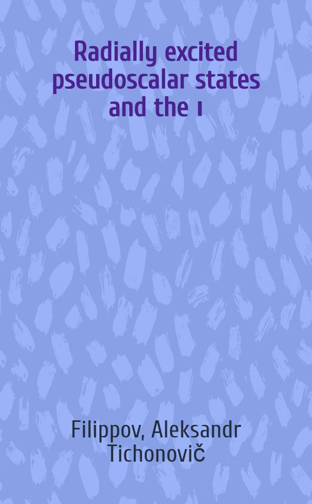 Radially excited pseudoscalar states and the ι(1440) problem
