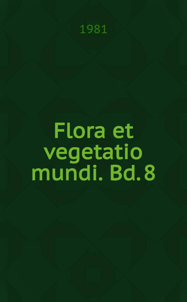 Flora et vegetatio mundi. Bd. 8 : Die Gefässpflanzen von Schwedisch-Lappland