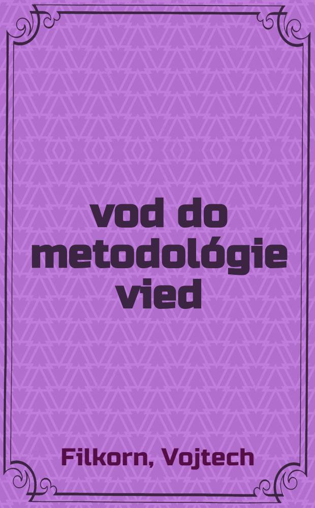 Úvod do metodológie vied