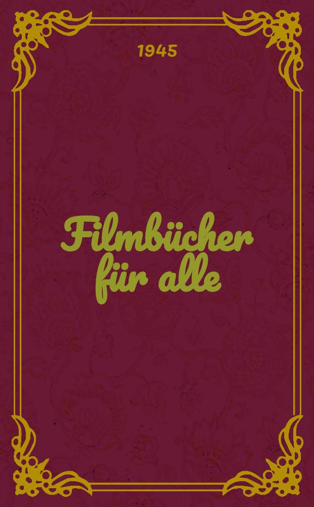 Filmb&uuml;cher f&uuml;r alle