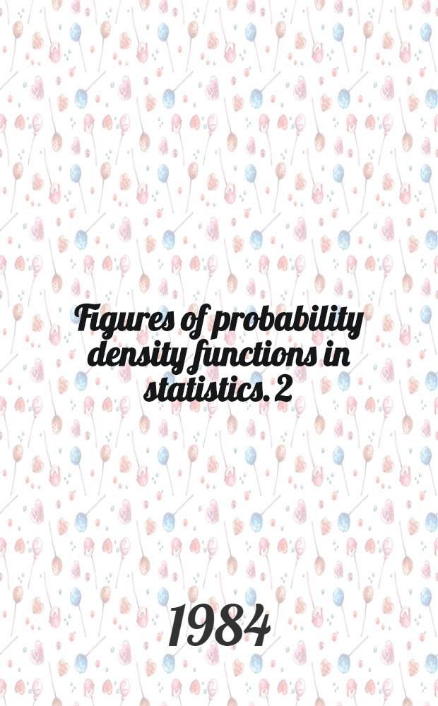 Figures of probability density functions in statistics. 2 : Discrete univariate case