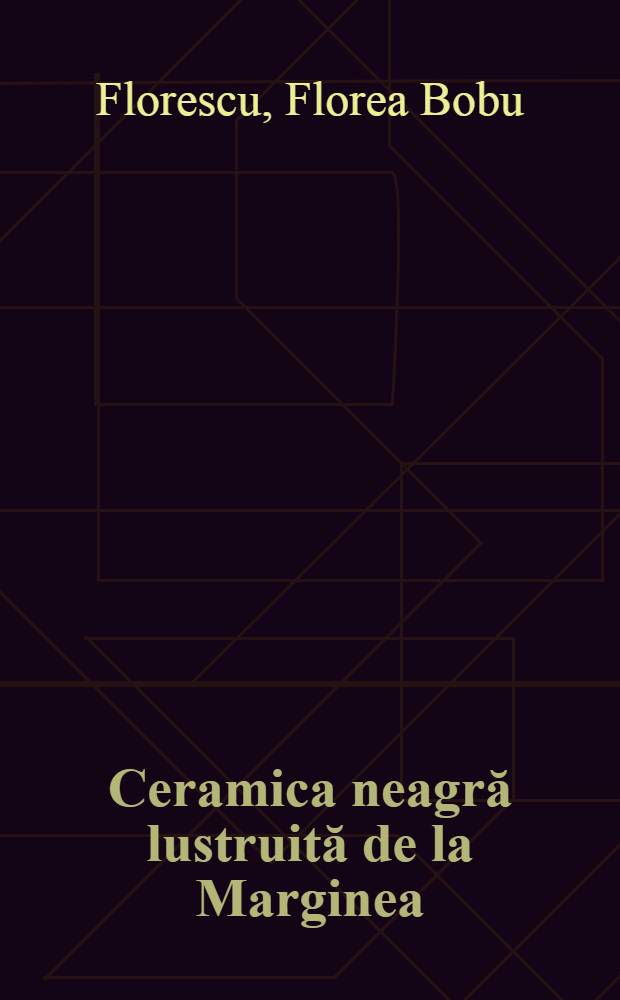 Ceramica neagră lustruită de la Marginea