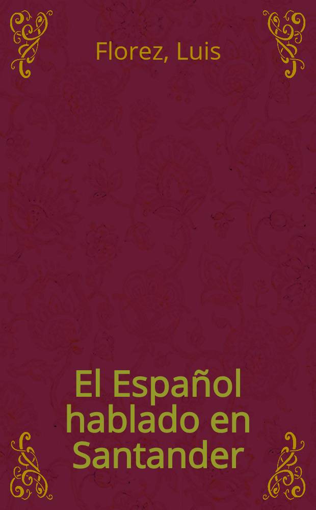El Español hablado en Santander