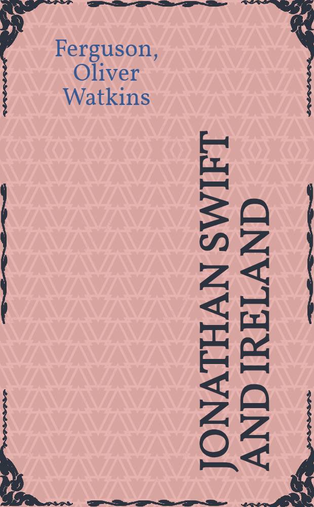 Jonathan Swift and Ireland